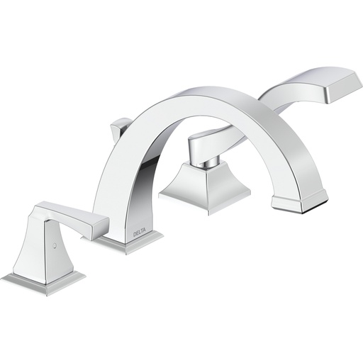 [DEL-T3751] Delta T3751 Dryden 3 Hole Roman Tub With Handshower Chrome