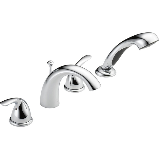 [DEL-T4705] Delta T4705 Classic Roman Tub With Handshower Trim Chrome