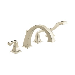 [DEL-T4751-PN] Delta T4751 Dryden Roman Tub with Hand Shower Trim Polished Nickel