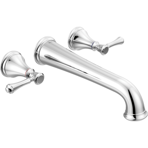 [DEL-T5797-WL] Delta T5797-WL Cassidy Wall Mount Tub Filler Trim Chrome