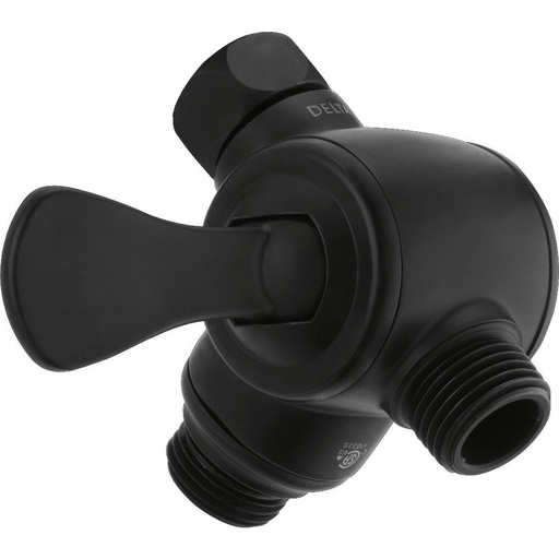 [DEL-U4929-BL-PK] Delta U4929-BL-PK Universal 3-Way Shower Arm Diverter For Handshower Matte Black