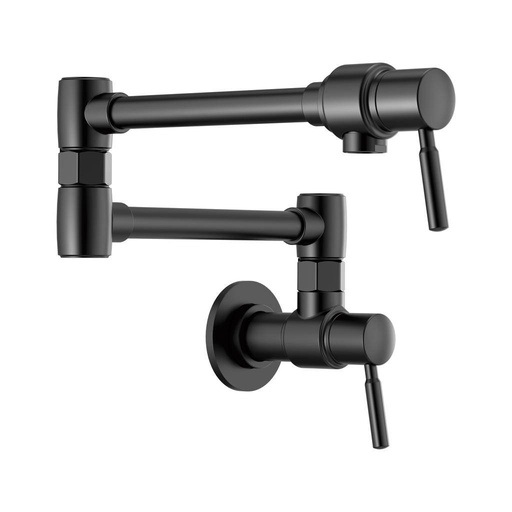 [BRI-62820LF-BL] Brizo 62820LF-BL Euro Wall Mount Pot Filler Matte Black