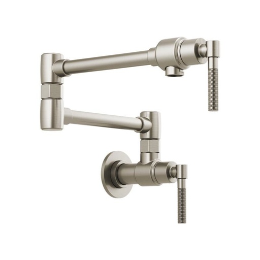 [BRI-62843LF-SS] Brizo 62843LF-SS Litze Wall Mounted Pot Filler Stainless