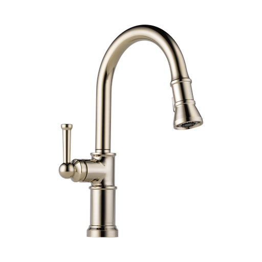 [BRI-63025LF-PN] Brizo 63025LF-PN ARTESSO Single Handle Pull Down Kitchen Faucet Polished Nickel