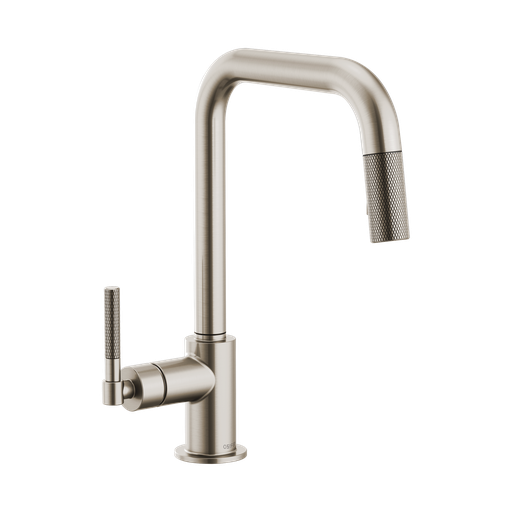 [BRI-63053LF-SS] Brizo 63053LF-SS Litze Pull Down Square Spout Knurled Handle Faucet Stainless