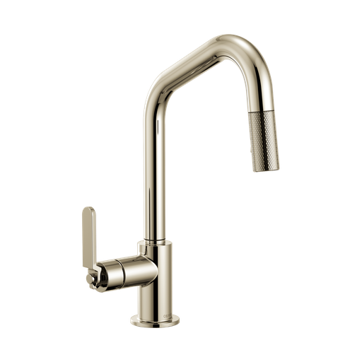 [BRI-63064LF-PN] Brizo 63064LF-PN Litze Pull Down Angled Spout Kitchen Faucet Polished Nickel