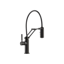 [BRI-63221LF-BL] Brizo 63221LF SOLNA Single Handle Articulating Kitchen Faucet Matte Black