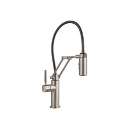 [BRI-63221LF-SS] Brizo 63221LF SOLNA Single Handle Articulating Kitchen Faucet Brilliance Stainless