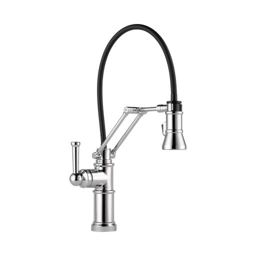 [BRI-63225LF-PC] Brizo 63225LF-PC ARTESSO Single Handle Articulating Kitchen Faucet