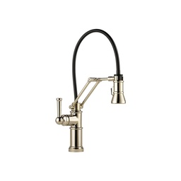 [BRI-63225LF-PN] Brizo 63225LF ARTESSO Single Handle Articulating Kitchen Faucet