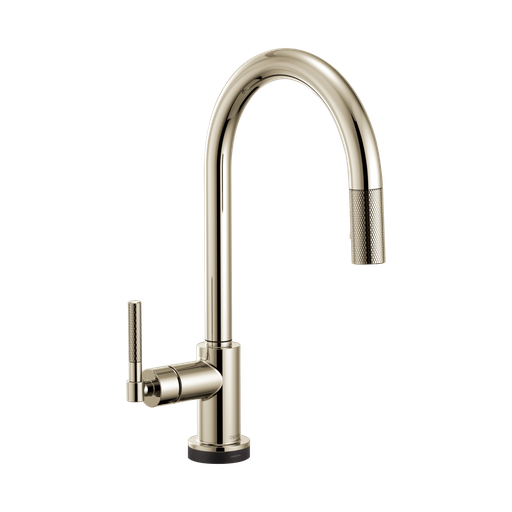 [BRI-64043LF-PN] Brizo 64043LF-PN Litze Smart Touch Pull Down Arc Spout Faucet Polished Nickel
