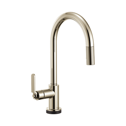 [BRI-64044LF-PN] Brizo 64044LF-PN Litze Smart Touch Pull Down Arc Spout Faucet Polished Nickel