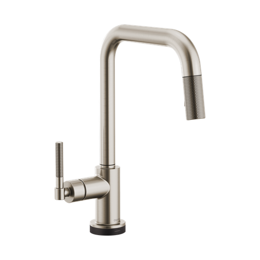 [BRI-64053LF-SS] Brizo 64053LF-SS Litze Smart Touch Pull Down Square Spout Knurled Handle Stainless