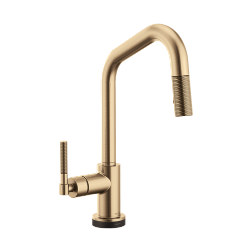 [BRI-64063LF-GL] Brizo 64063LF-GL Litze Smart Touch Pull Down Angled Spout Faucet Luxe Gold