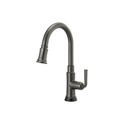 [BRI-64074LF-SL] Brizo 64074LF Rook Pull Down Kitchen Faucet With Smart Touch Luxe Steel