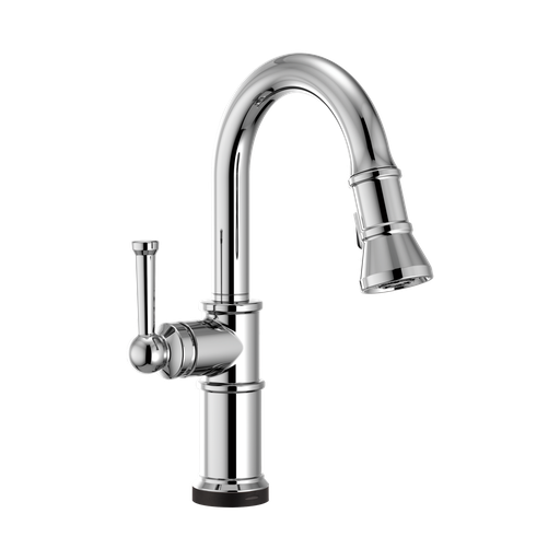 [BRI-64925LF-PC] Brizo 64925LF-PC Artesso Smart Touch Pull Down Prep Faucet Chrome