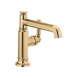 [BRI-65076LF-PG-ECO] Brizo 65076LF Invari Single Handle Lavatory Faucet Polished Gold