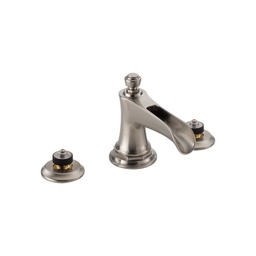 [BRI-65361LF-NKLHP] Brizo 65361LF Rook Widespread Lavatory Faucet Less Handles