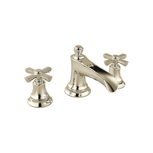 [BRI-65361LF-PNLHP] Brizo 65361LF-PNLHP Rook Widespread Lavatory Faucet Less Handles
