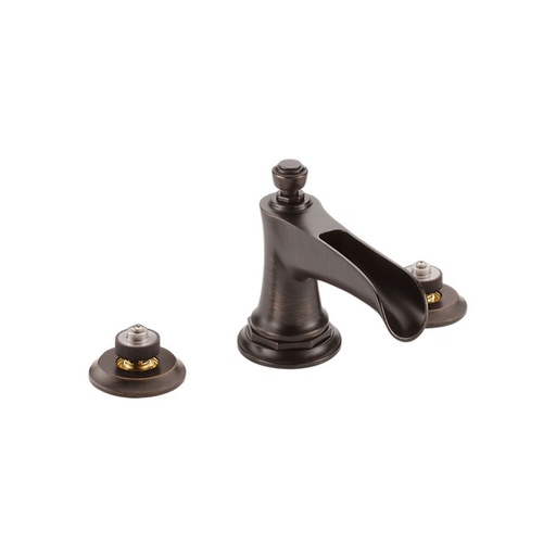 [BRI-65361LF-RBLHP] Brizo 65361LF-RBLHP Rook Widespread Lavatory Faucet Less Handles