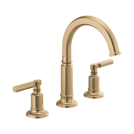 [BRI-65376LF-GLLHP-ECO] Brizo 65376LF-GLLHP-ECO Invari Widespread Lavatory Faucet Less Handles Brilliance Luxe Gold