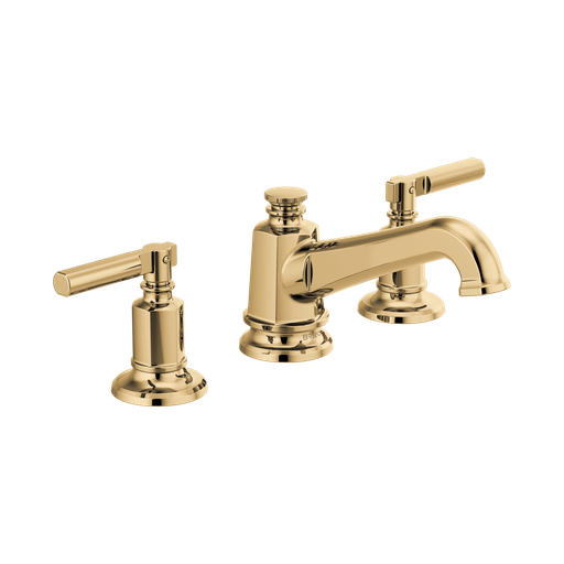 [BRI-65378LF-PGLHP-ECO] Brizo 65378LF-PGLHP-ECO Invari Widespread Lavatory Faucet Less Handles Polished Gold