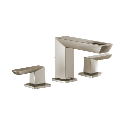 [BRI-65386LF-NK-ECO] Brizo 65386LF-NK-ECO Vettis Two Handle Widespread Lavatory Faucet Brilliance Luxe Nickel