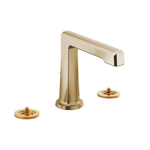 [BRI-65398LF-GLLHP] Brizo 65398LF-GLLHP Levoir Widespread Lavatory High Spout Less Handles Luxe Gold