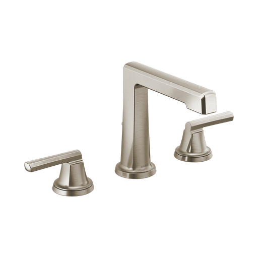 [BRI-65398LF-NKLHP] Brizo 65398LF-NKLHP Levoir Widespread Lavatory High Spout Less Handles Luxe Nickel