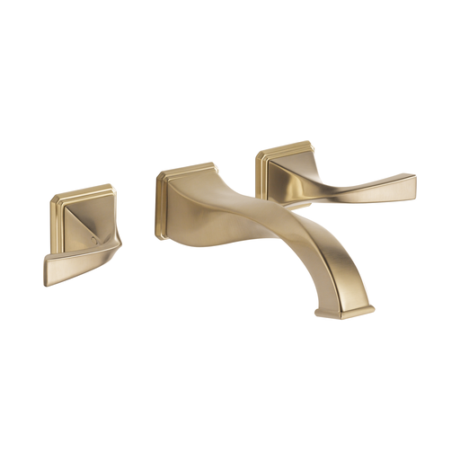 [BRI-65830LF-GL] Brizo 65830LF-GL Virage Wall Mount Lavatory Faucet Luxe Gold