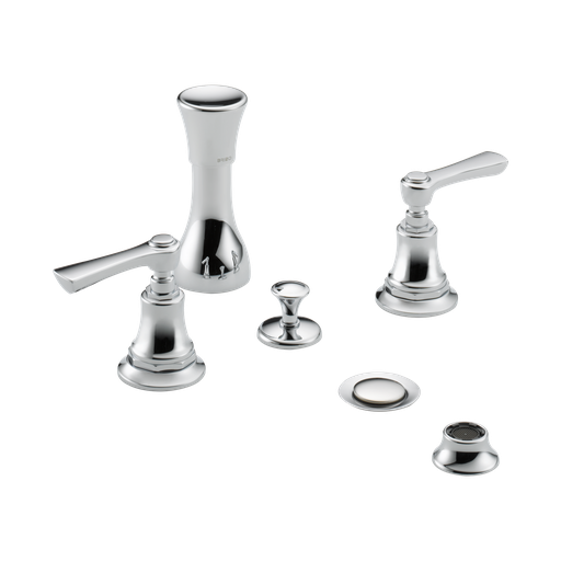 [BRI-68460-PCLHP] Brizo 68460-PCLHP Rook Widespread Bidet Less Handles Polished Chrome