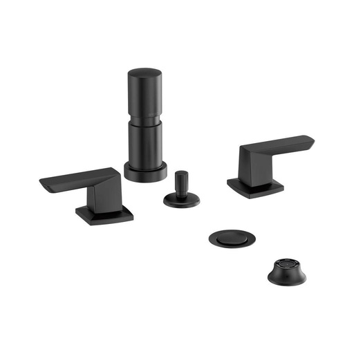 [BRI-68488-BL] Brizo 68488-BL Vettis Two Handle Bidet Faucet Matte Black