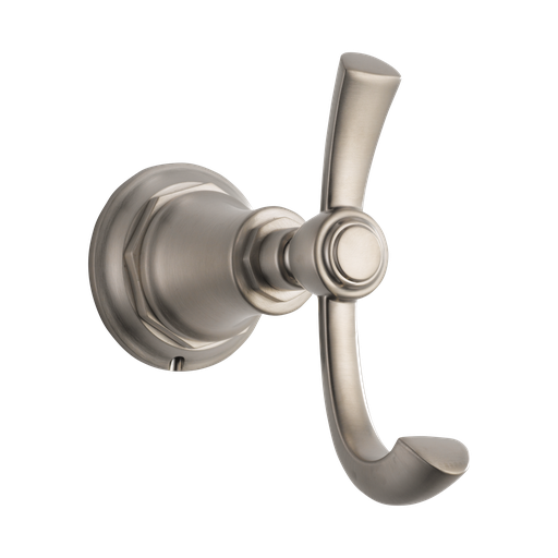 [BRI-693561-NK] Brizo 693561-NK Rook Double Robe Hook Brilliance Luxe Nickel