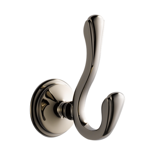 [BRI-693585-PN] Brizo 693585-PN Charlotte Double Robe Hook Brilliance Polished Nickel