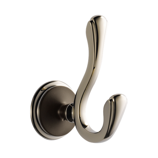 [BRI-693585-PNCO] Brizo 693585-PNCO Charlotte Double Robe Hook Cocoa Bronze Brilliance Polished Nickel