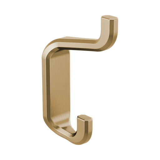 [BRI-693598-GL] Brizo 693598-GL Levoir Double Robe Hook Brilliance Luxe Gold