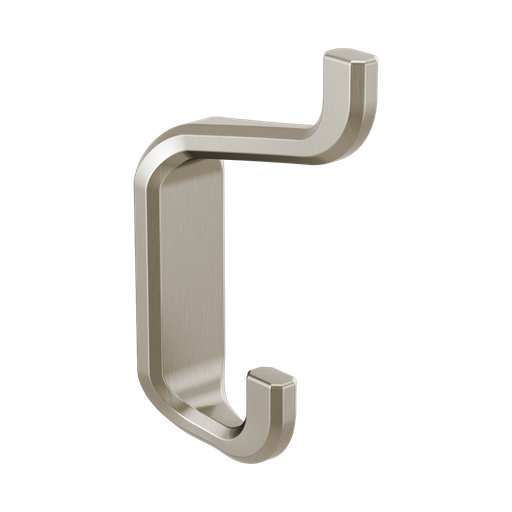[BRI-693598-NK] Brizo 693598-NK Levoir Double Robe Hook Brilliance Luxe Nickel