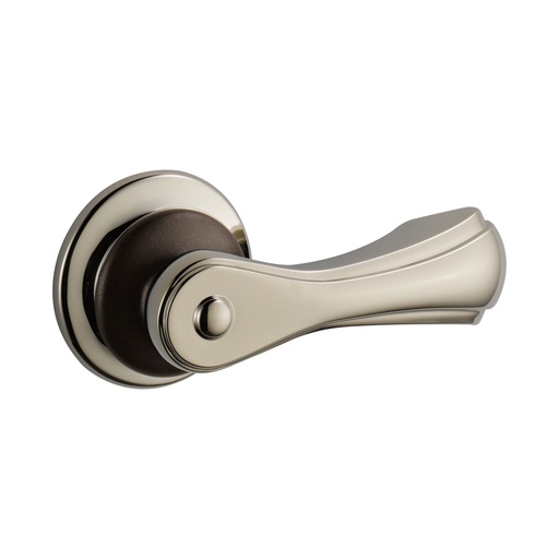 [BRI-696085-PNCO] Brizo 696085-PNCO Charlotte Front Mount Flush Lever Cocoa Bronze Brilliance Polished Nickel