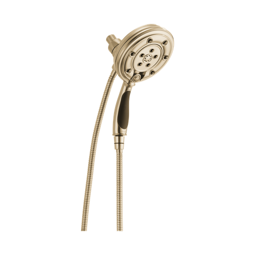 [BRI-86200-GL-2.5] Brizo 86200-GL-2.5 Essential Classic Round H2Okinetic 2.5 GPM Shower Brilliance Luxe Gold