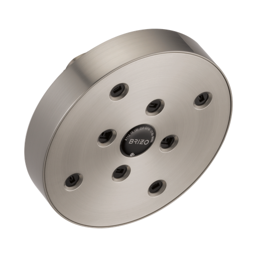 [BRI-87375-NK] Brizo 87375-NK Essential 5" Linear Round H2OKINETI Showerhead Brilliance Luxe Nickel