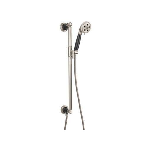 [BRI-88761-NKBL] Brizo 88761-NKBL Rook Slide Bar Handshower With H2OKinetic