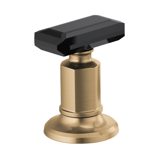 [BRI-HK5376-GLBC] Brizo HK5376-GLBC Invari Widespread Crystal Lever Handle Kit Brilliance Luxe Gold Black Crystal Accent