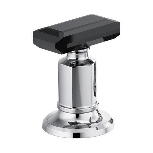 [BRI-HK5376-PCBC] Brizo HK5376-PCBC Invari Widespread Crystal Lever Handle Kit Polished Chrome Black Crystal Accent
