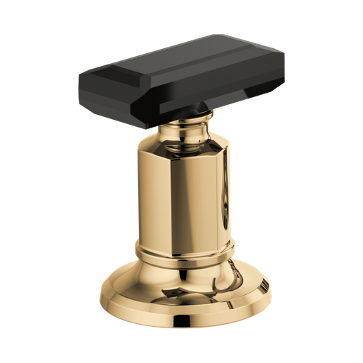 [BRI-HK5376-PGBC] Brizo HK5376-PGBC Invari Widespread Crystal Lever Handle Kit Brilliance Polished Gold Black Crystal Accent