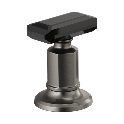 [BRI-HK5376-SLBC] Brizo HK5376-SLBC Invari Widespread Crystal Lever Handle Kit Luxe Steel Black Crystal Accent