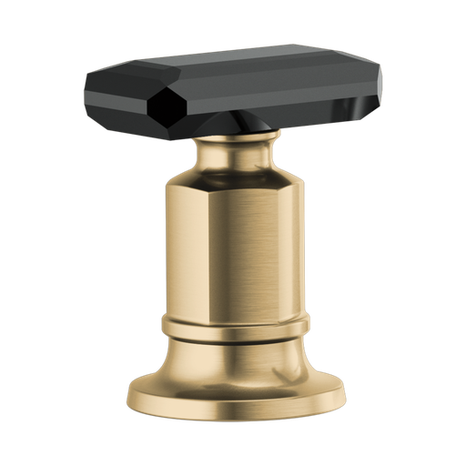 [BRI-HK676-GLBC] Brizo HK676-GLBC Invari Roman Tub Crystal Lever Handle Kit Brilliance Luxe Gold Black Crystal Accent