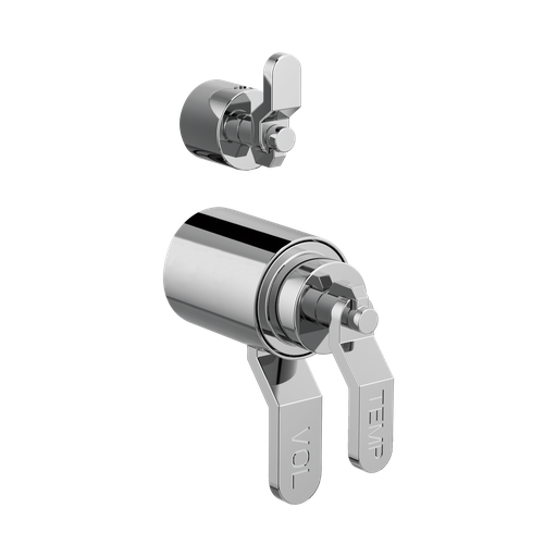 [BRI-HL7534-PC] Brizo HL7534-PC Litze Thermostatic Valve With Diverter Trim Handle Kit Polished Chrome