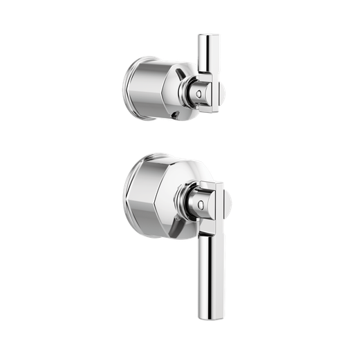 [BRI-HL75P76-PC] Brizo HL75P76-PC Invari Pressure Balance Valve With Diverter Trim Handle Kit Polished Chrome