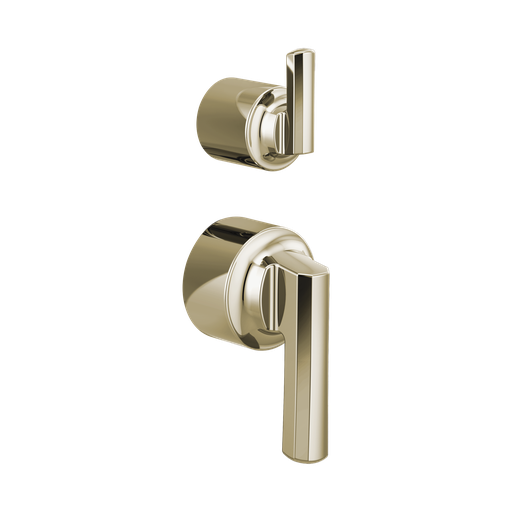 [BRI-HL75P98-PN] Brizo HL75P98-PN Levoir Pressure Balance Valve Diverter Trim Handle Kit Brilliance Polished Nickel