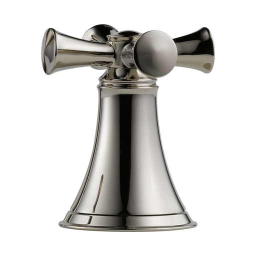 [BRI-HX605-PN] Brizo HX605-PN Baliza Roman Tub Cross Handle Kit Brilliance Polished Nickel